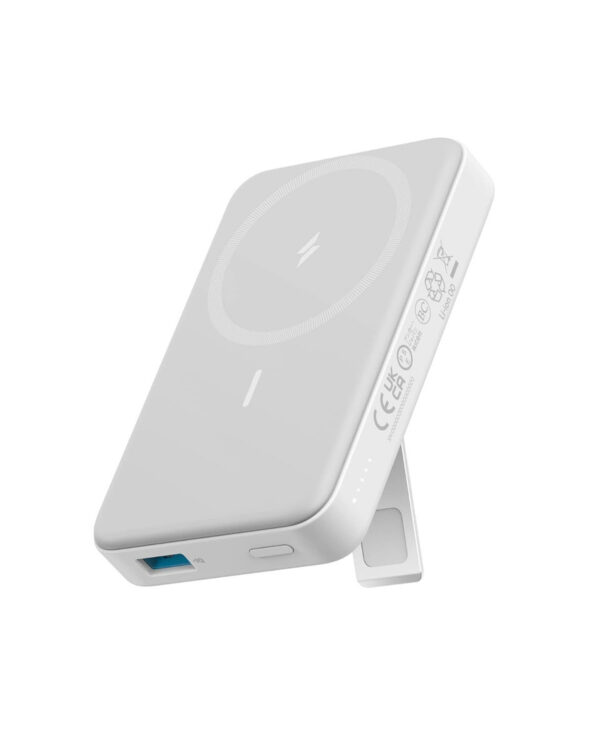 Anker Magnetic Battery, 10,000mAh Foldable Wireless Portable Charger with Stand, 20W USB-C Power Delivery for MagSafe, iPhone