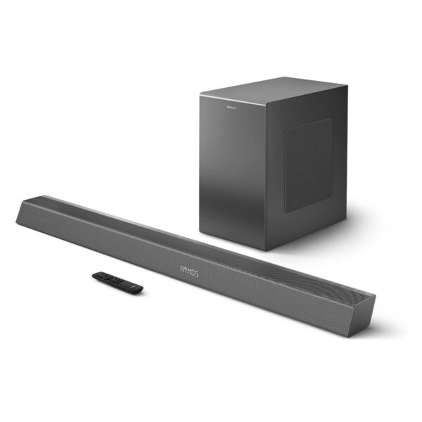 Philips Soundbar TAB8947 5.1 Ch (3.1.2) 660W (Black) Dolby Atmos, Wireless Subwoofer UP-Firing Speakers,Virtual Surround, Built-in Chromecast, AI...